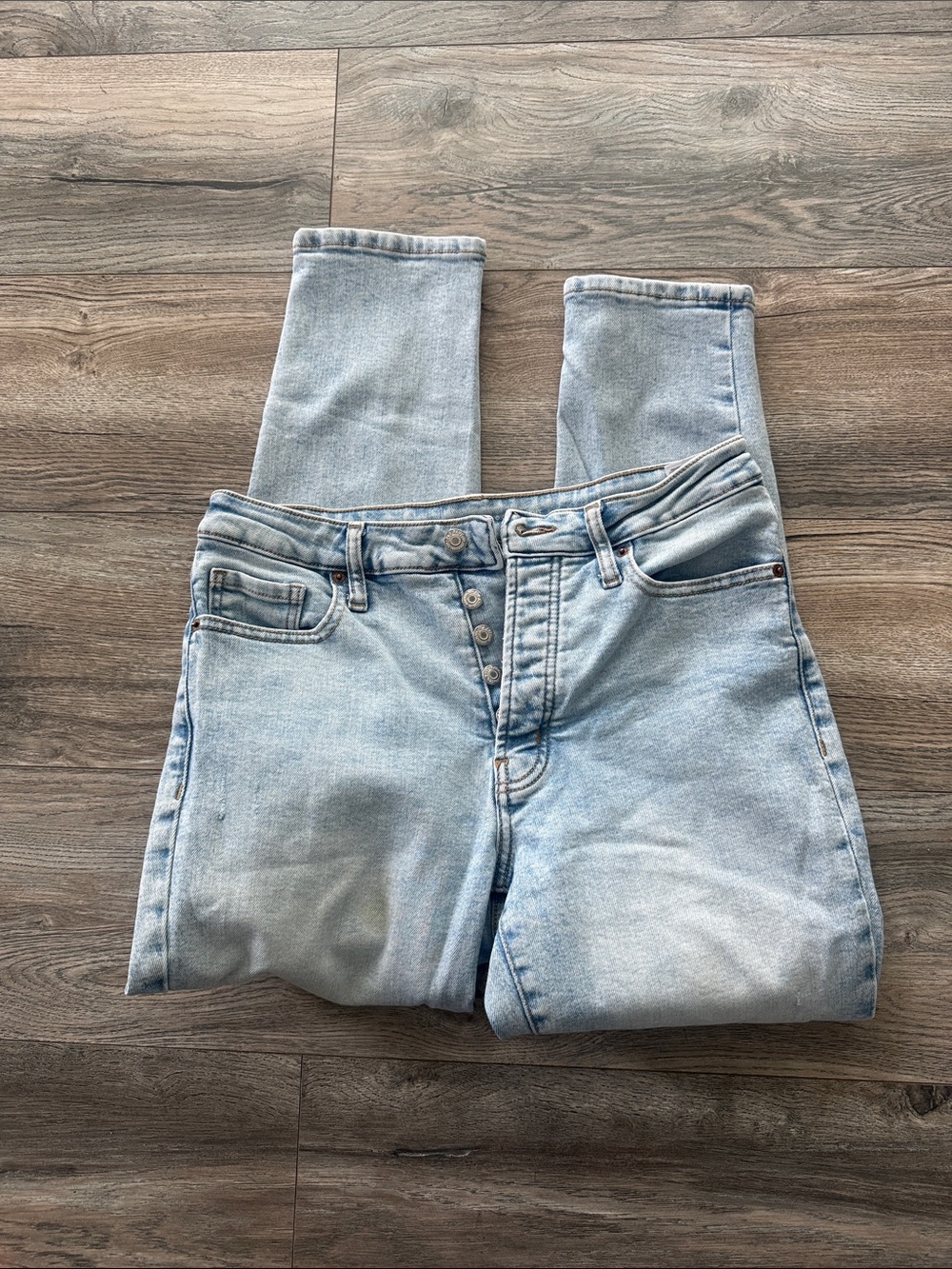 Old Navy Light Blue Straight Jeans